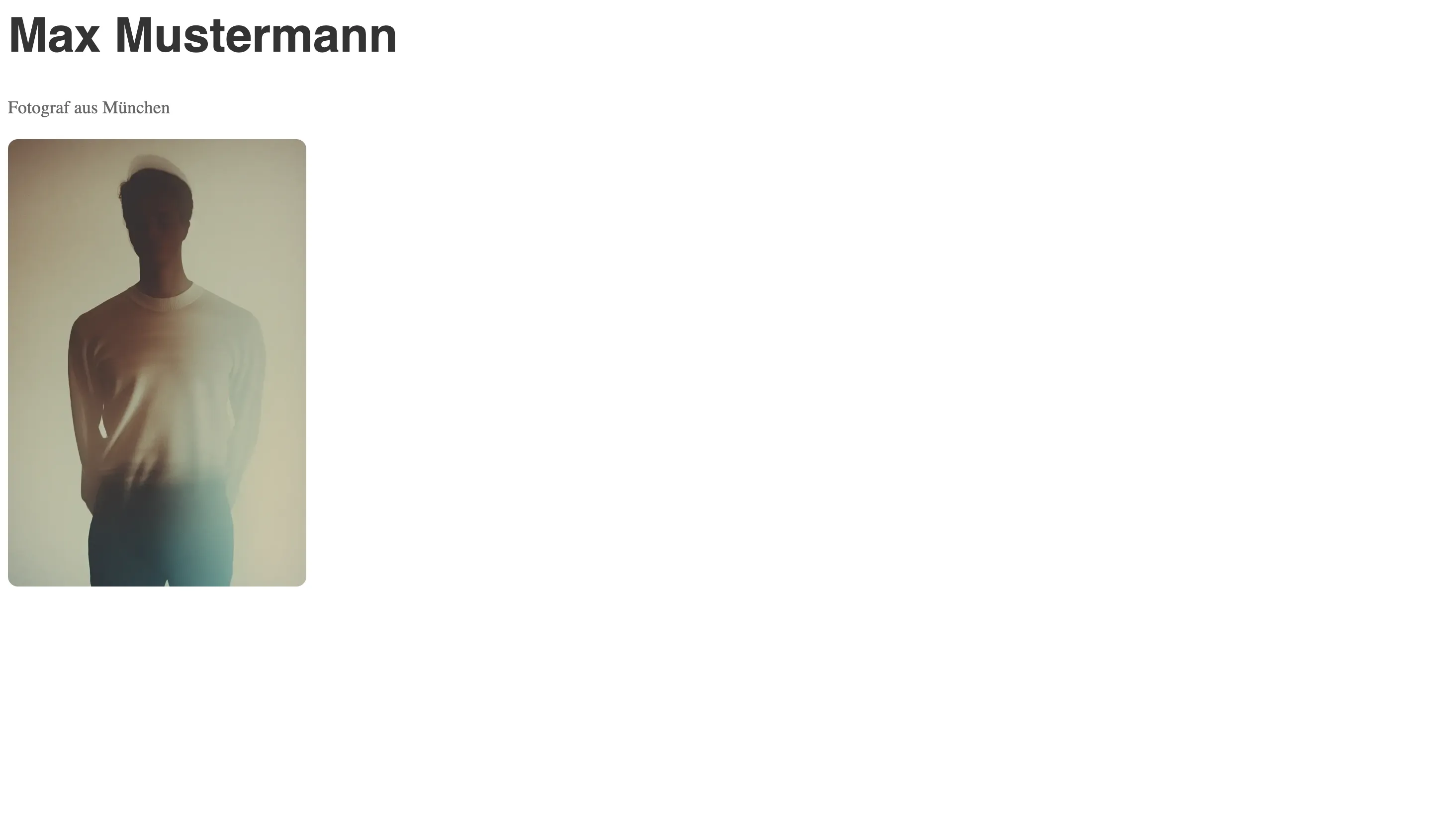 Vorschau HTML + CSS Beispiel