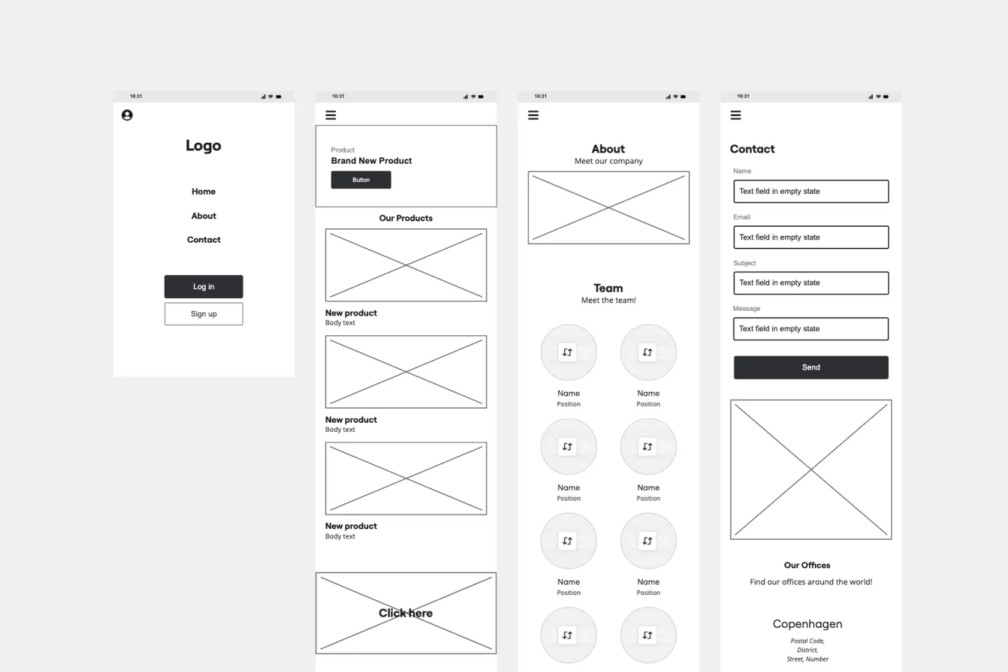 Wireframing Miro