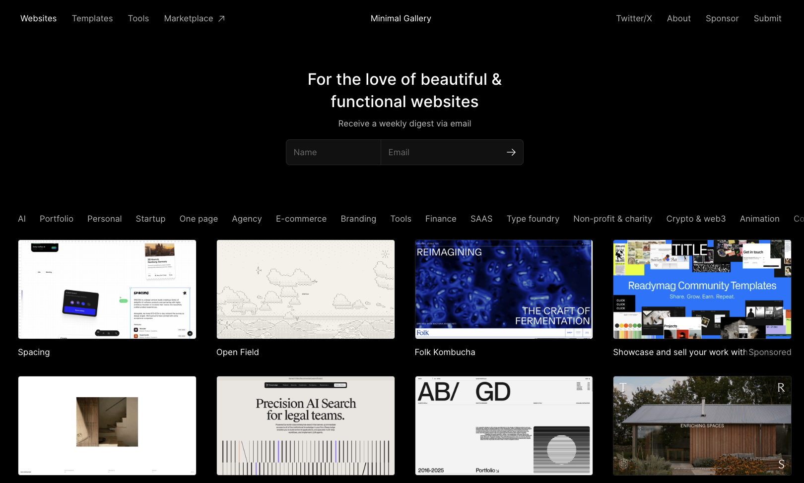 Minimal Gallery Logo